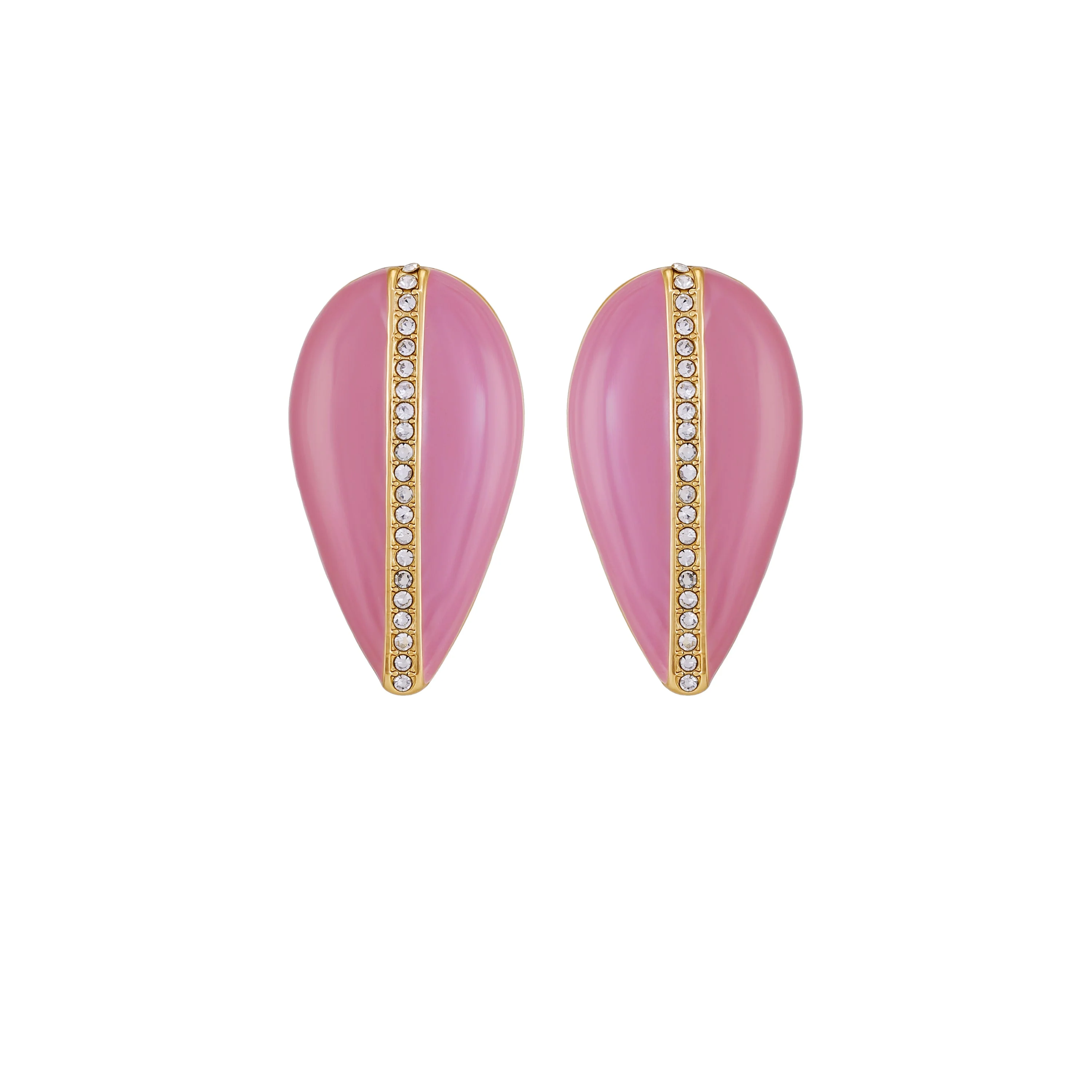 Gold Tone Teardrop Earrings
