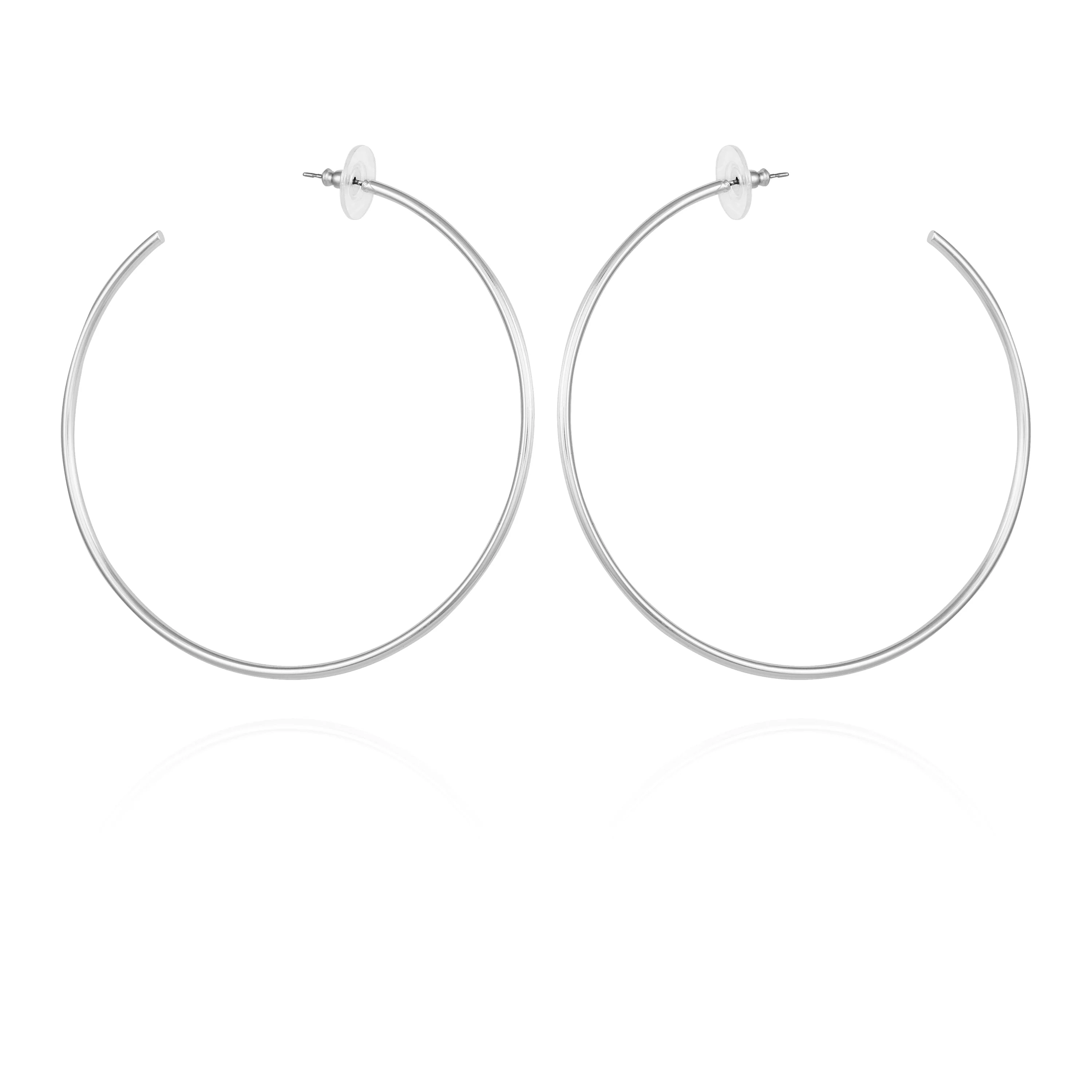 Large Open Hoop Earrings