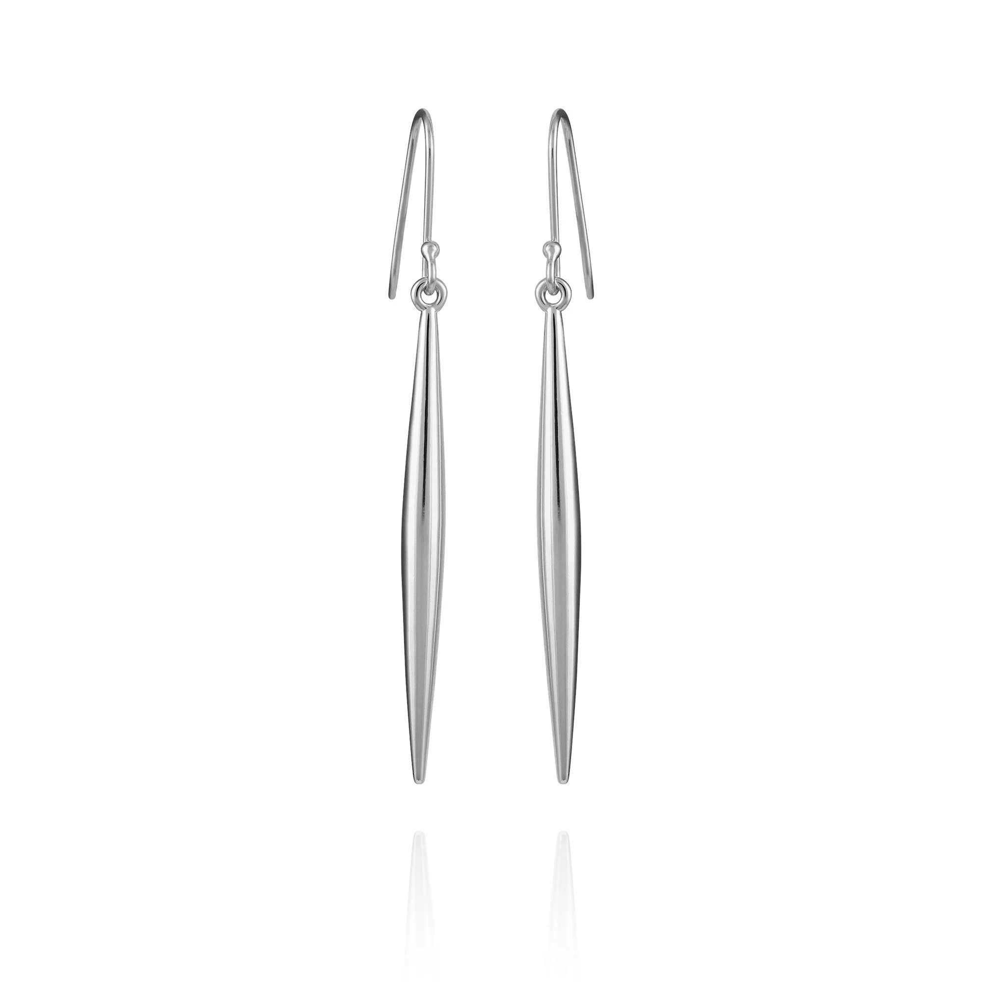 Linear Spear Drop Earrings